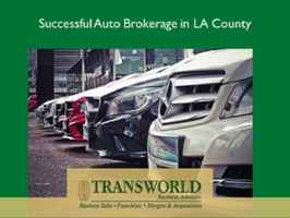Successful Auto Brokerage in LA County